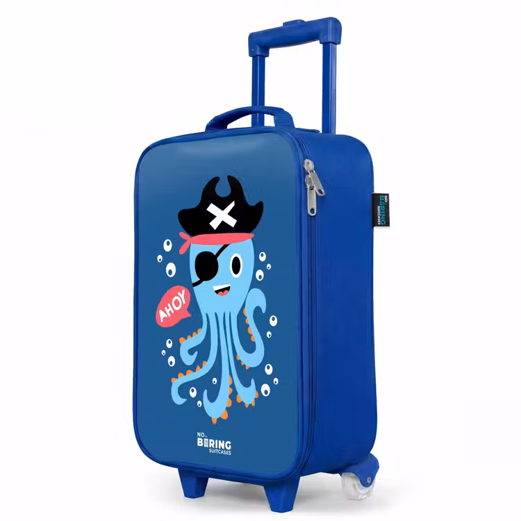 Kinderkoffer Blau - Piratenkrake mit Hut — 7
