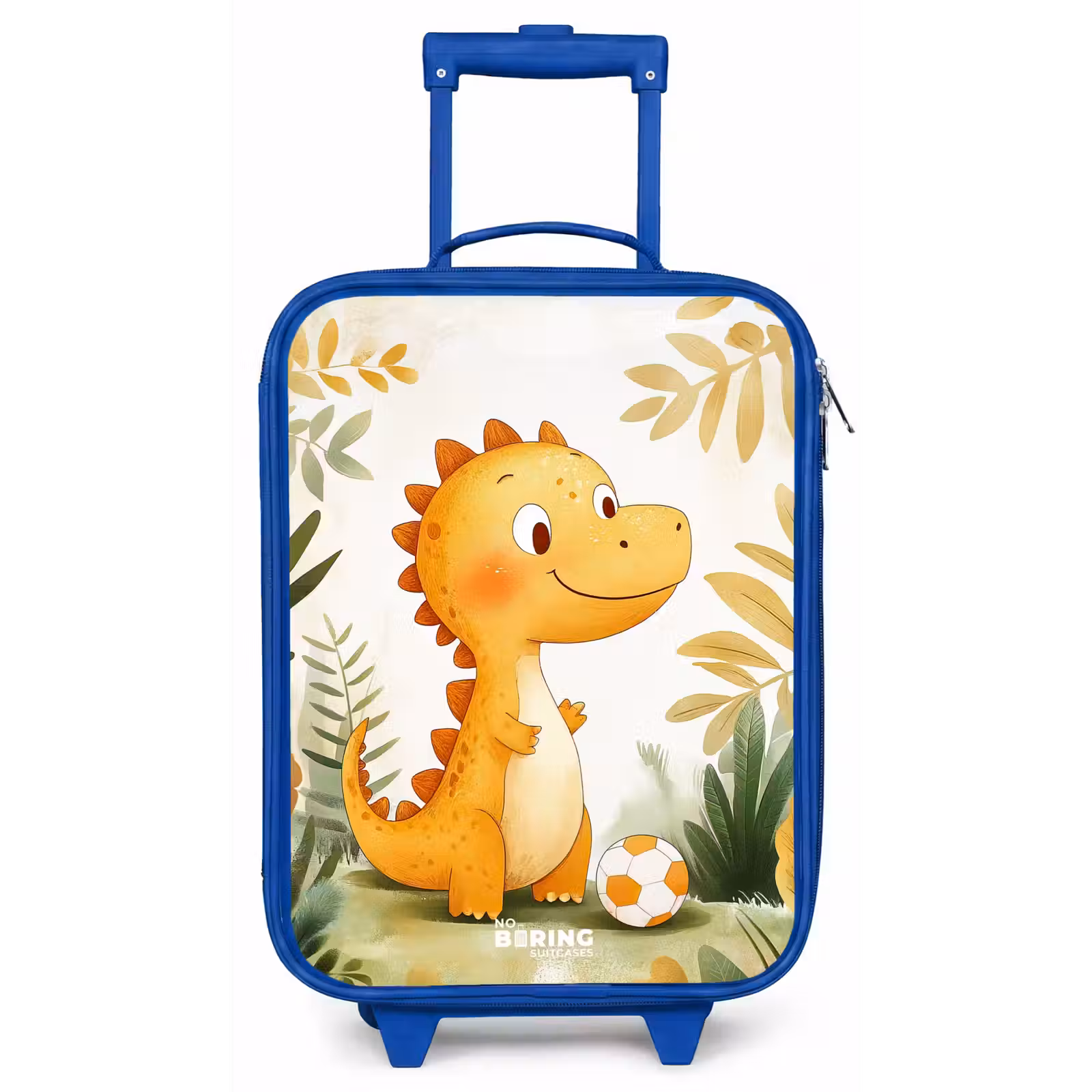 Kinderkoffer Blau - Dino - Fußball - Orange — 1