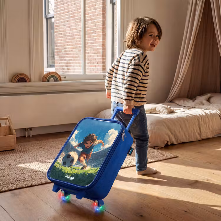 Kinderkoffer Blau - Stadion - Fußball - Junge — 3