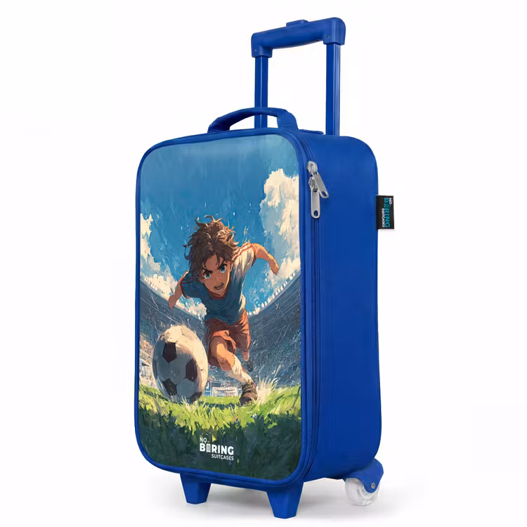 Kinderkoffer Blau - Stadion - Fußball - Junge — 7