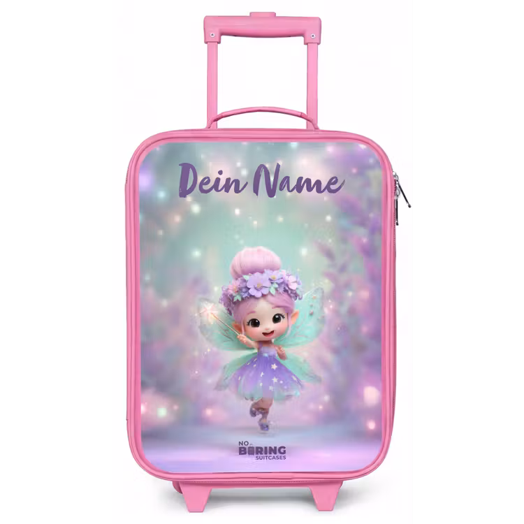 Kinderkoffer Rosa mit Name - Elf - Magie — 1