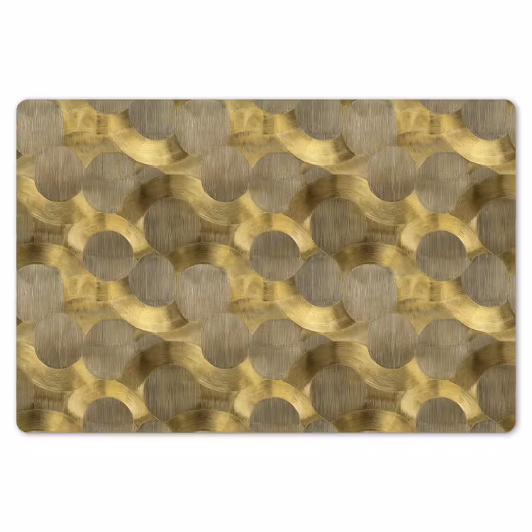 Tischset - 6 Stück - Modern - Geometrisch - Gold — 6