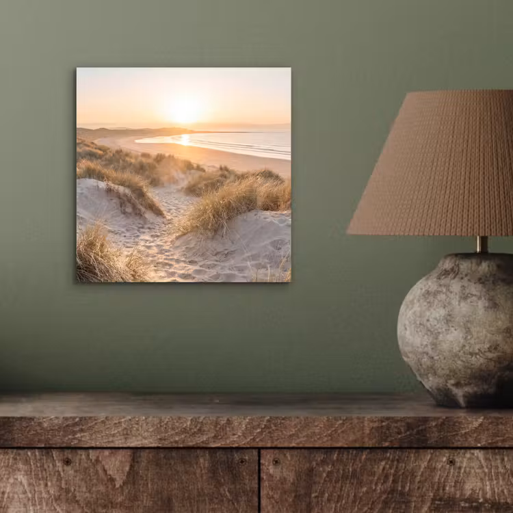 Alu-Dibond-Bild - Dünen - Strand - Meer — 3