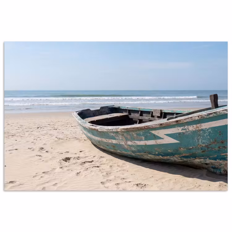 Poster - Boot - Sandstrand - Meer — 1