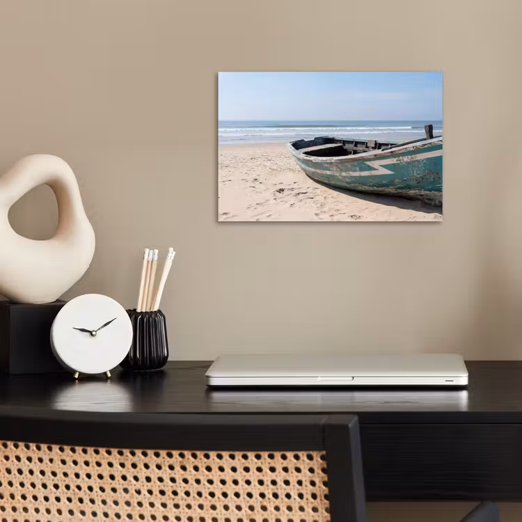 Poster - Boot - Sandstrand - Meer — 2