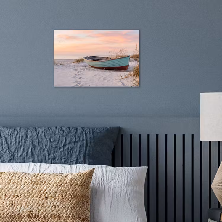 Poster - Rustikal - Ruderboot - Sandstrand — 3