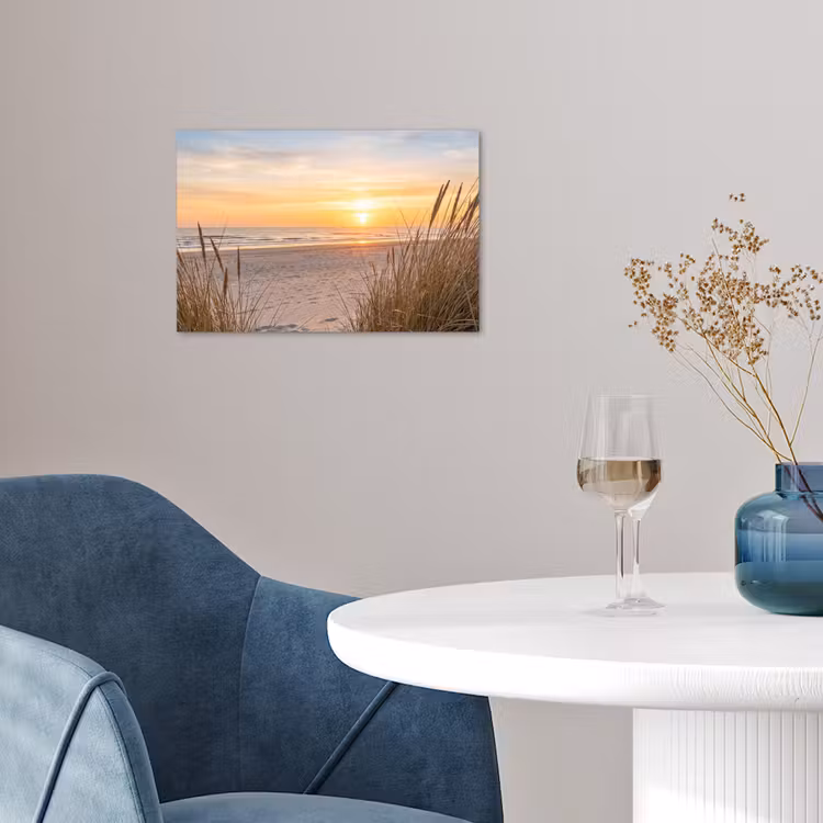 Poster - Sonnenuntergang - Dünen - Meer — 4