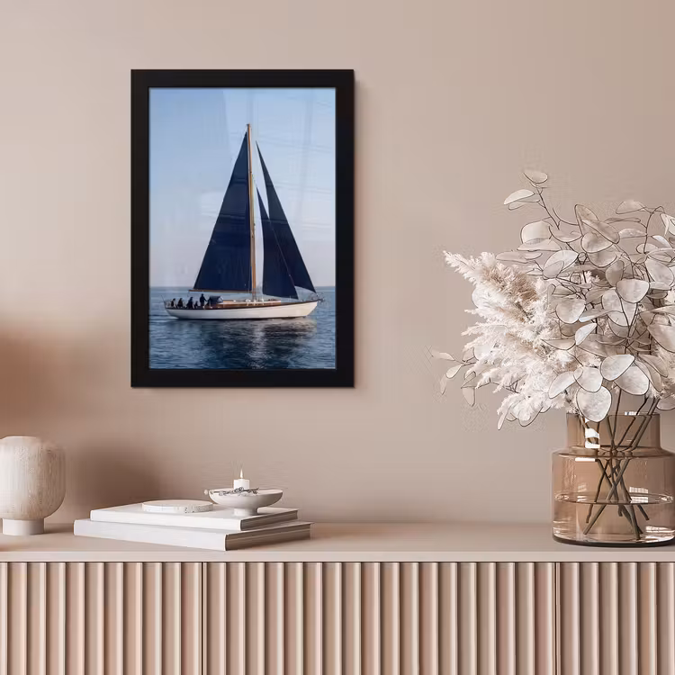 Bilder mit Rahmen - Segelboot - Meer - Blau — 4
