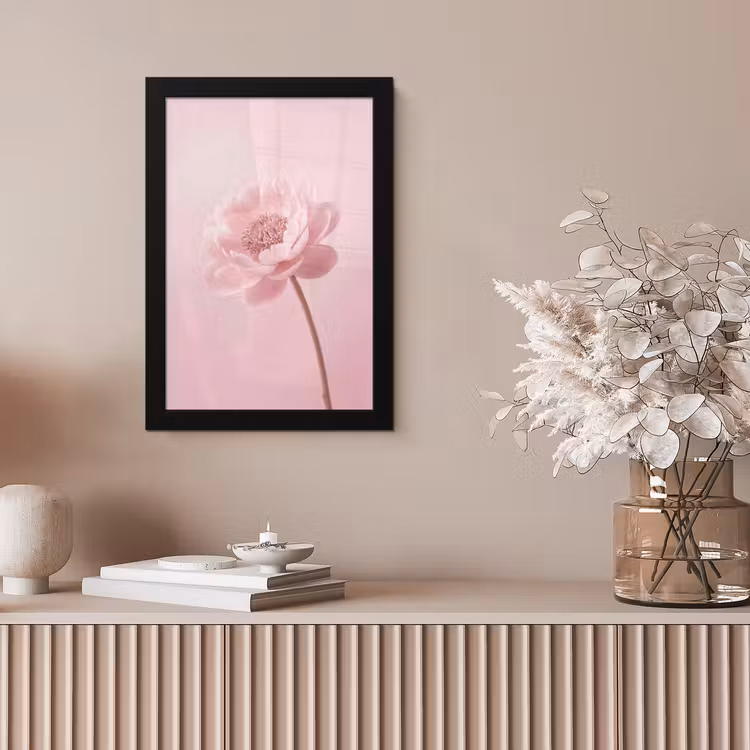 Bilder mit Rahmen - Blume - Pfingstrose - Rosa — 4