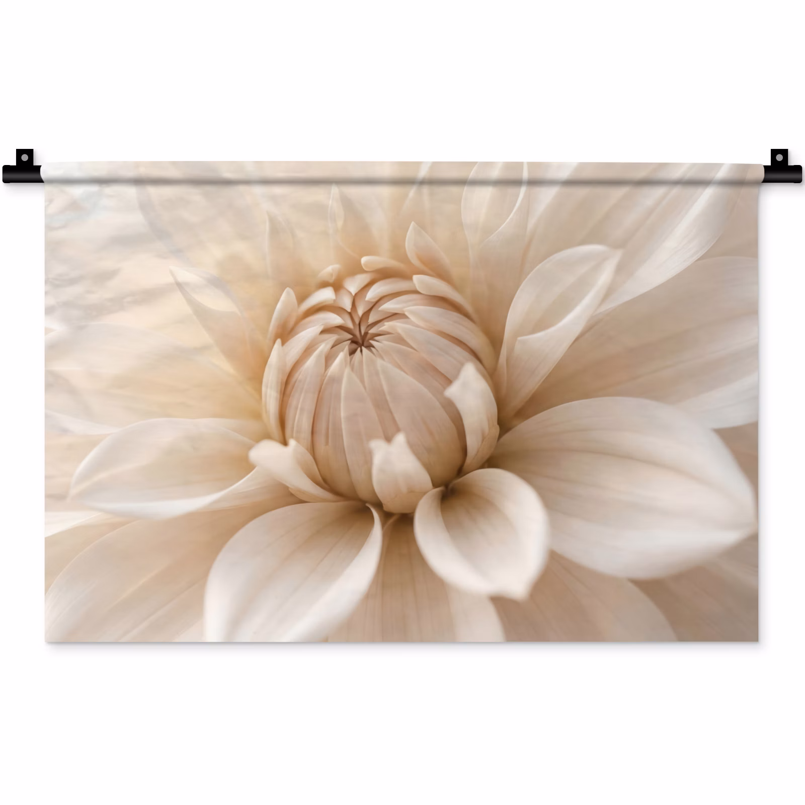 Wandteppich - Blume - Dahlie - Weiß — 1