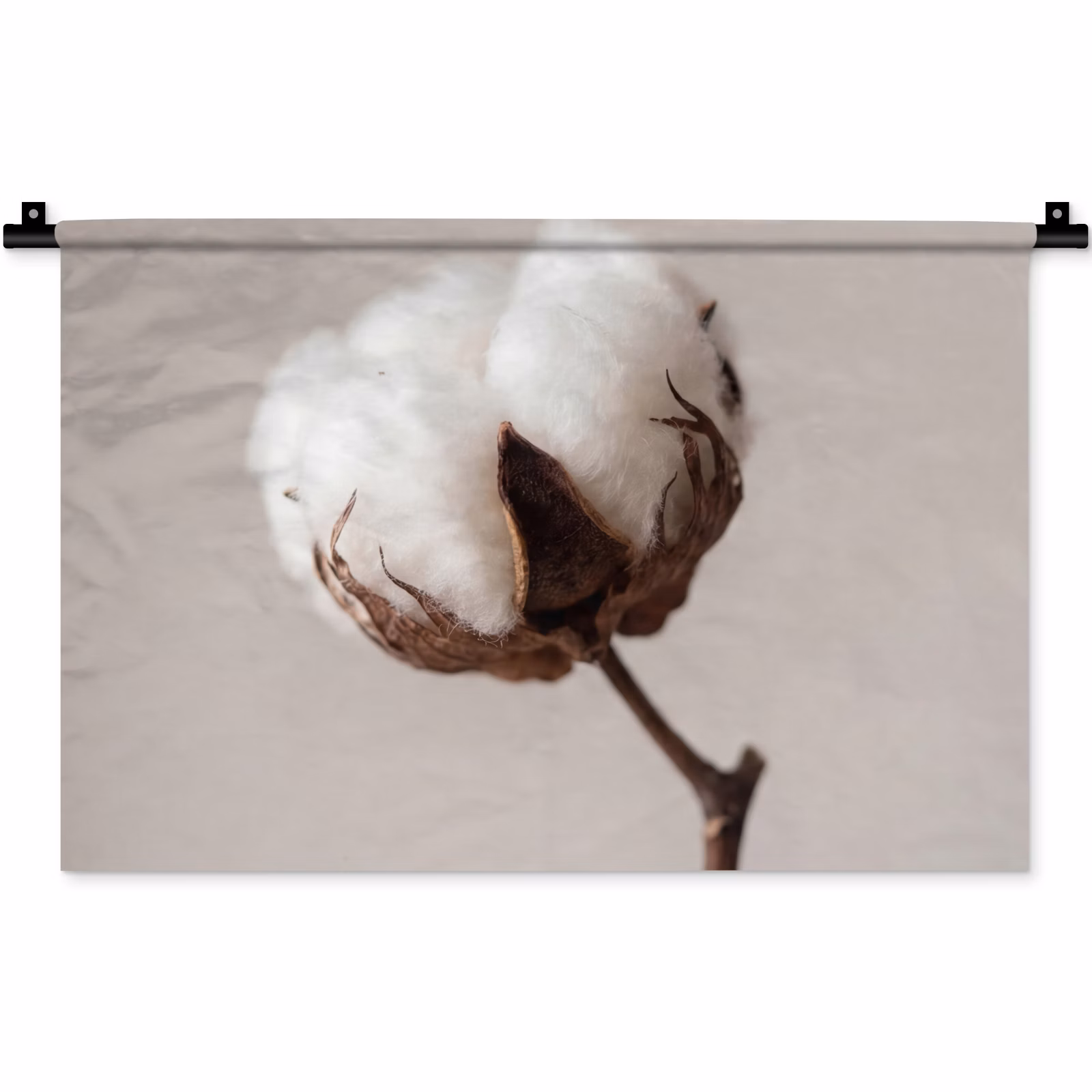 Wandteppich - Wattebausch - Minimalistisch - Weiß — 1
