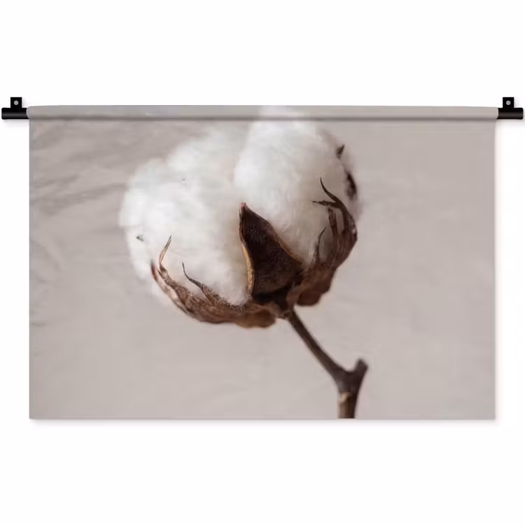 Wandteppich - Wattebausch - Minimalistisch - Weiß — 1