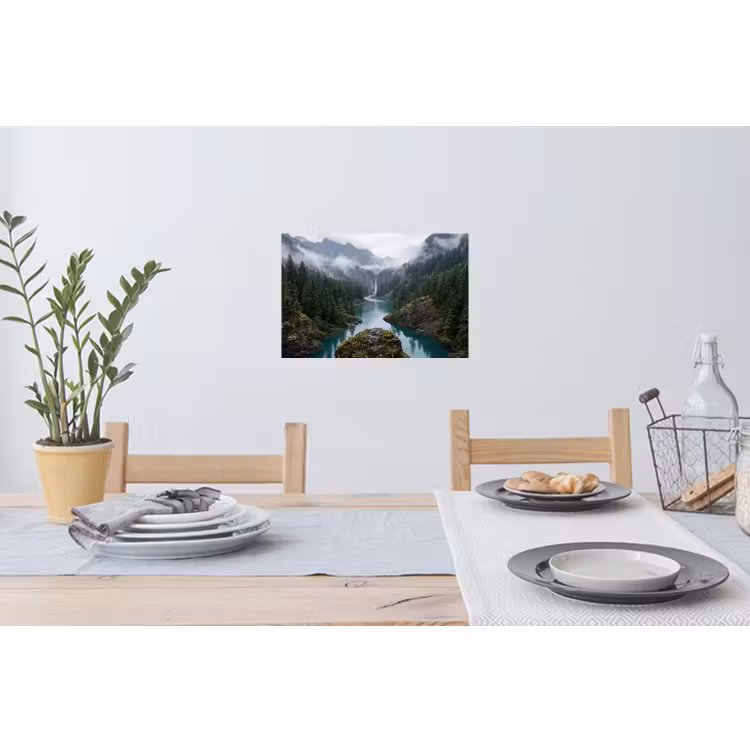 Wandtattoo – Wasserfall - Bäume - Berge — 4