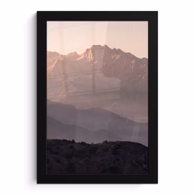 Bilder mit Rahmen - Panorama - Landschaft - Berge — 1