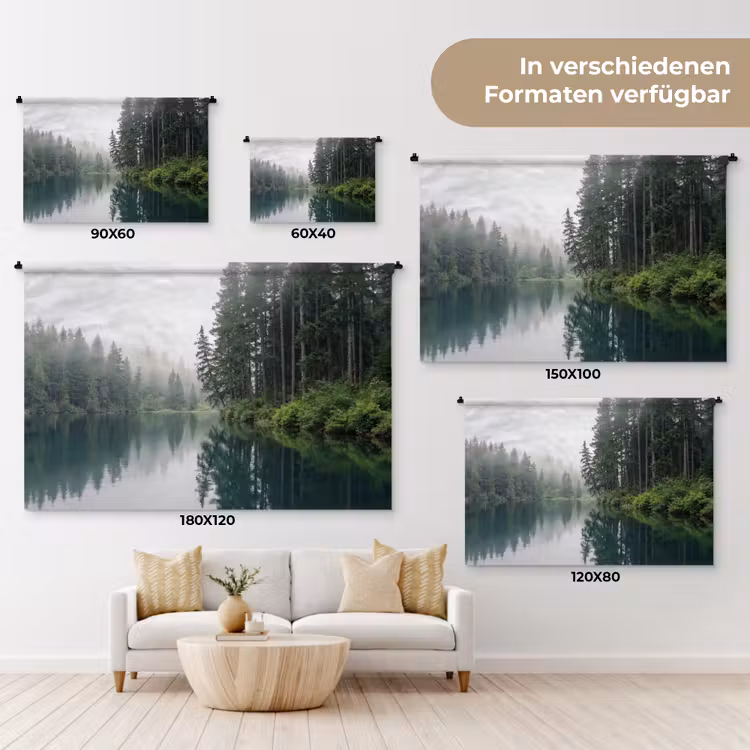 Wandteppich - Berge - See - Wald — 8