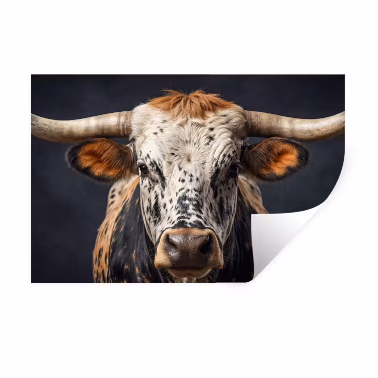 Wandtattoo – Taurus - Farbenfroh - Hörner — 1