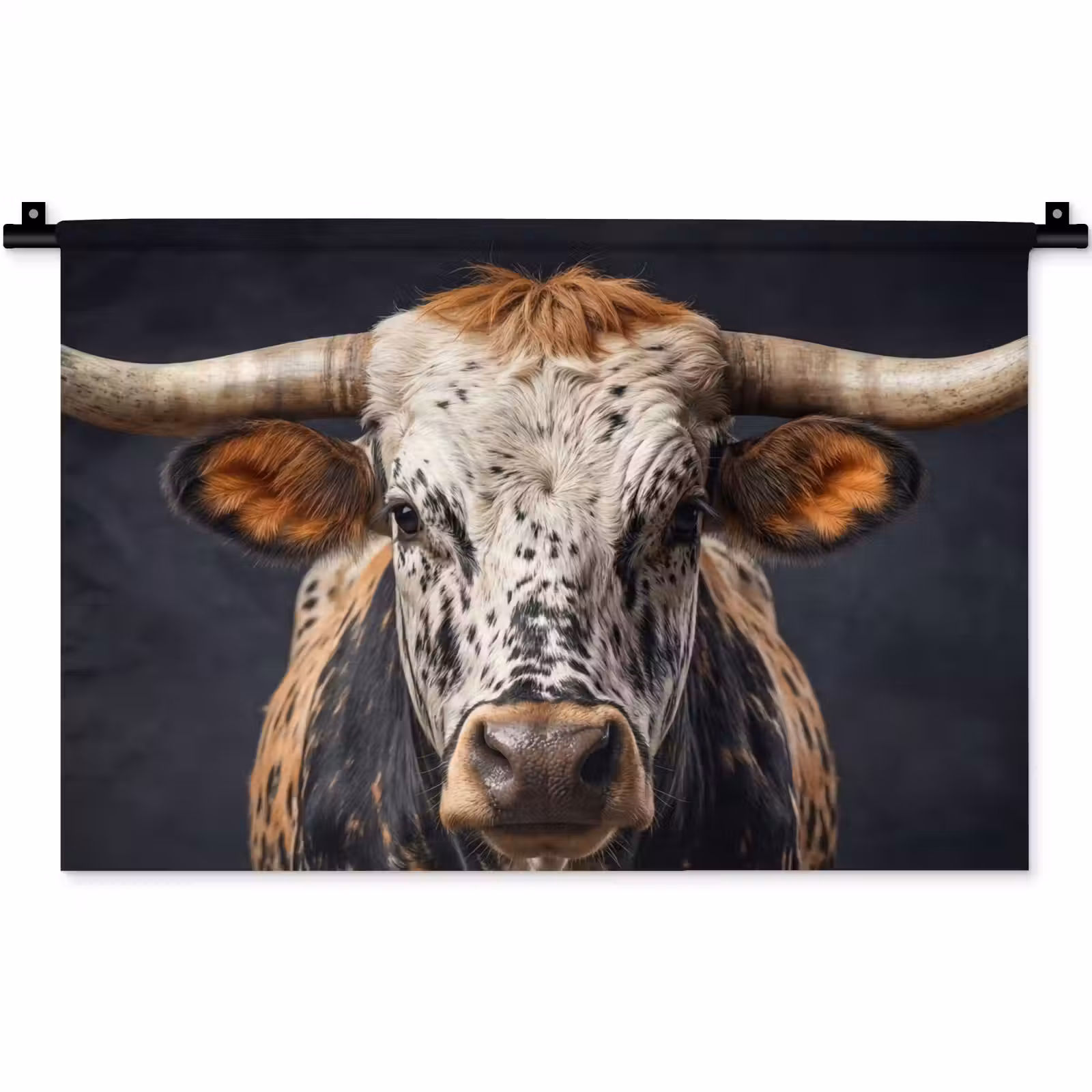 Wandteppich - Taurus - Farbenfroh - Hörner — 1