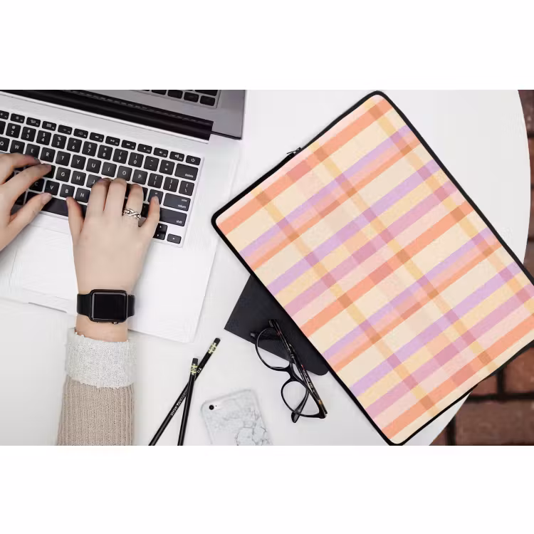 Laptop hülle - Pastell - ohne Muster - Geometrisch — 3