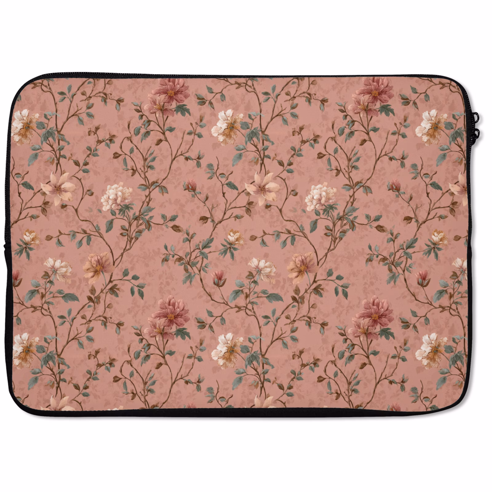 Laptop hülle - Botanisch - Blumen - Rosa — 1