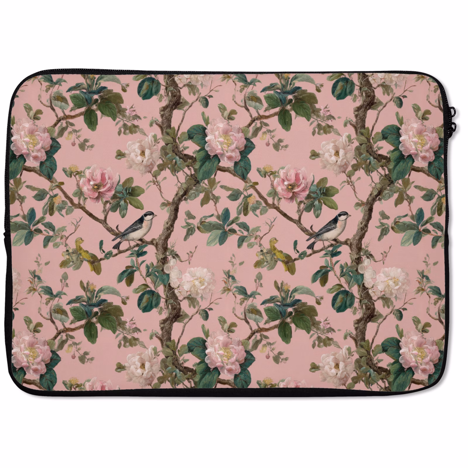 Laptop hülle - Pfingstrosen - Botanisch - Vogel — 1