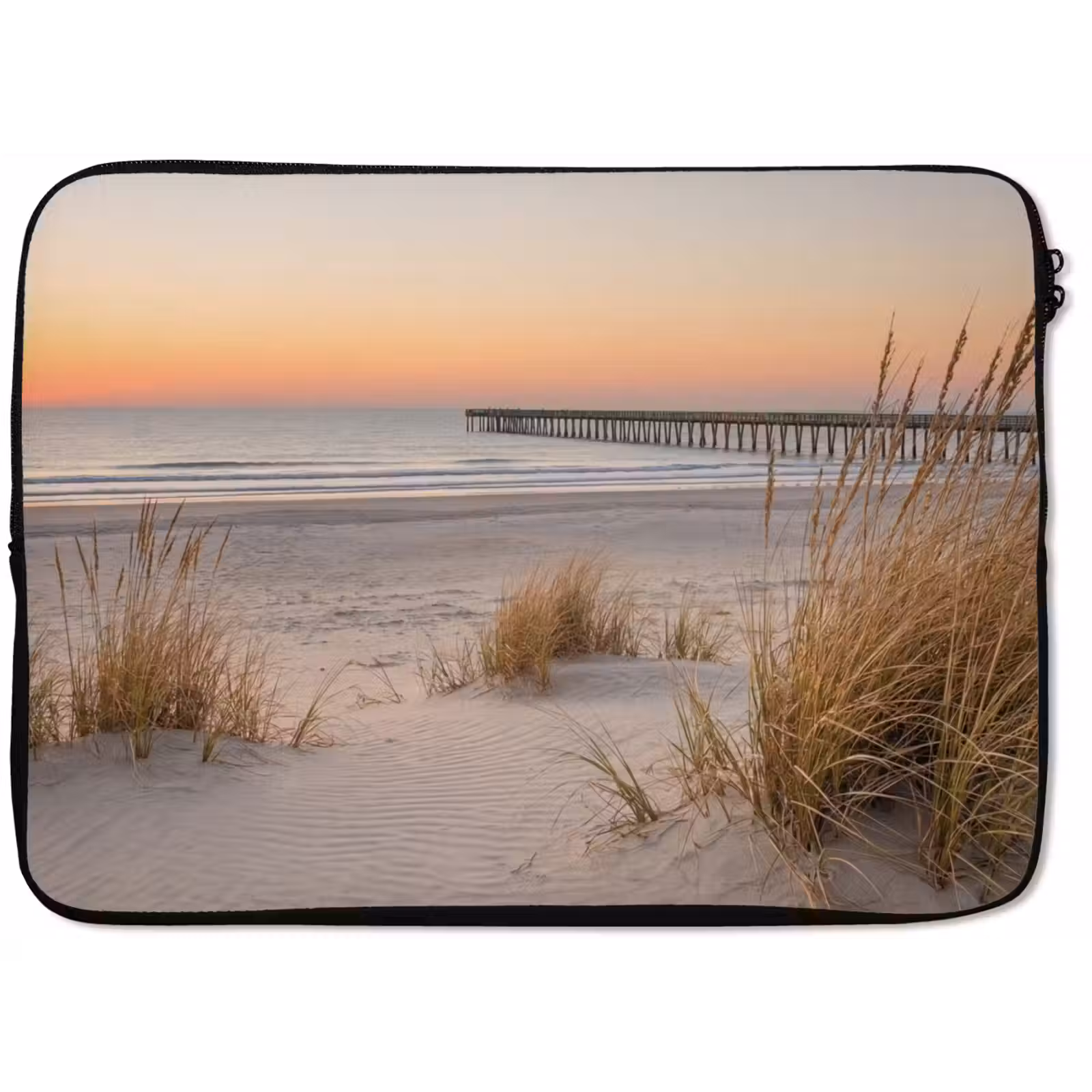 Laptop hülle - Pier - Sonnenuntergang - Strand — 1
