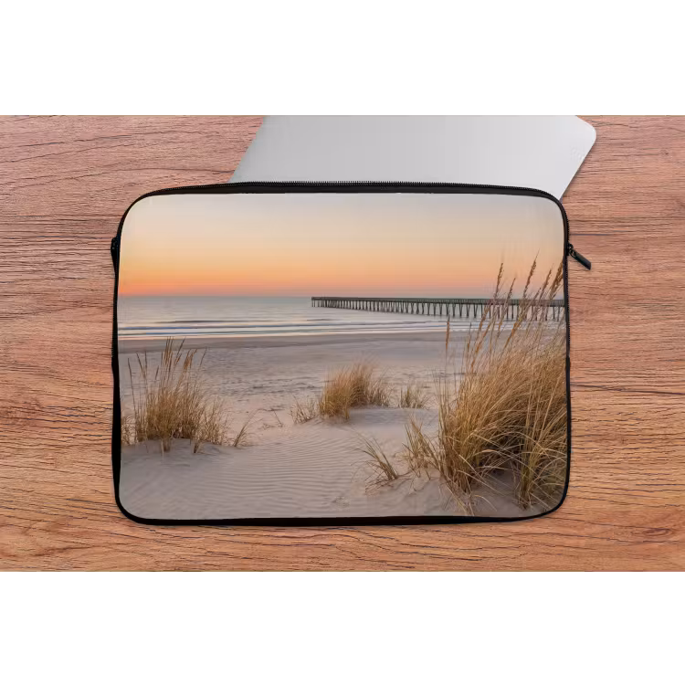 Laptop hülle - Pier - Sonnenuntergang - Strand — 2