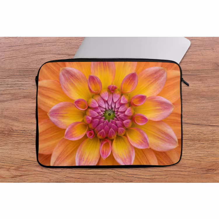 Laptop hülle - Dahlie - Blume - Orange — 2