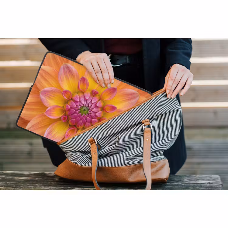 Laptop hülle - Dahlie - Blume - Orange — 4