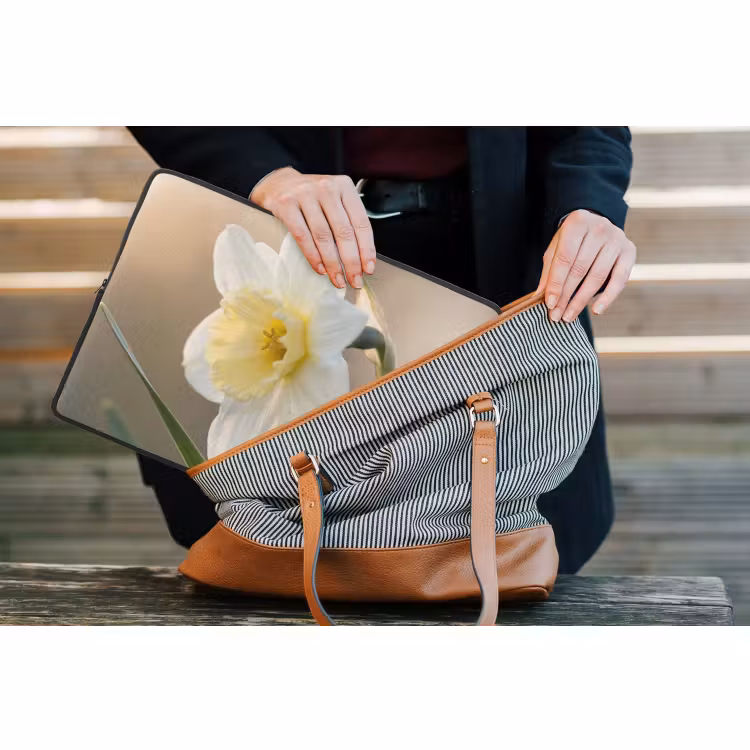 Laptop hülle - Narzisse - Blume - Minimalistisch — 4