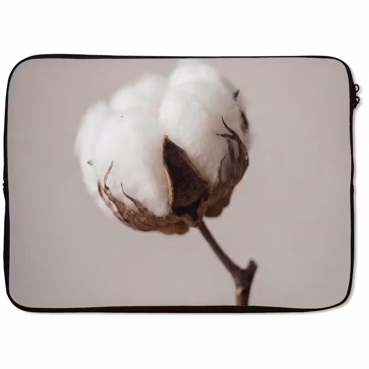 Laptop hülle - Wattebausch - Minimalistisch - Weiß — 1
