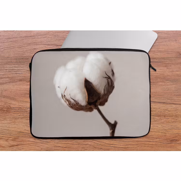 Laptop hülle - Wattebausch - Minimalistisch - Weiß — 2