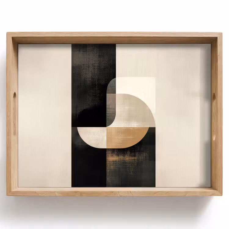 Tablett - Modern - Quadratisch - Formen — 1