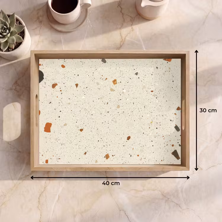 Tablett - Terrazzo - Dekoration - Fliesen - Muster — 9