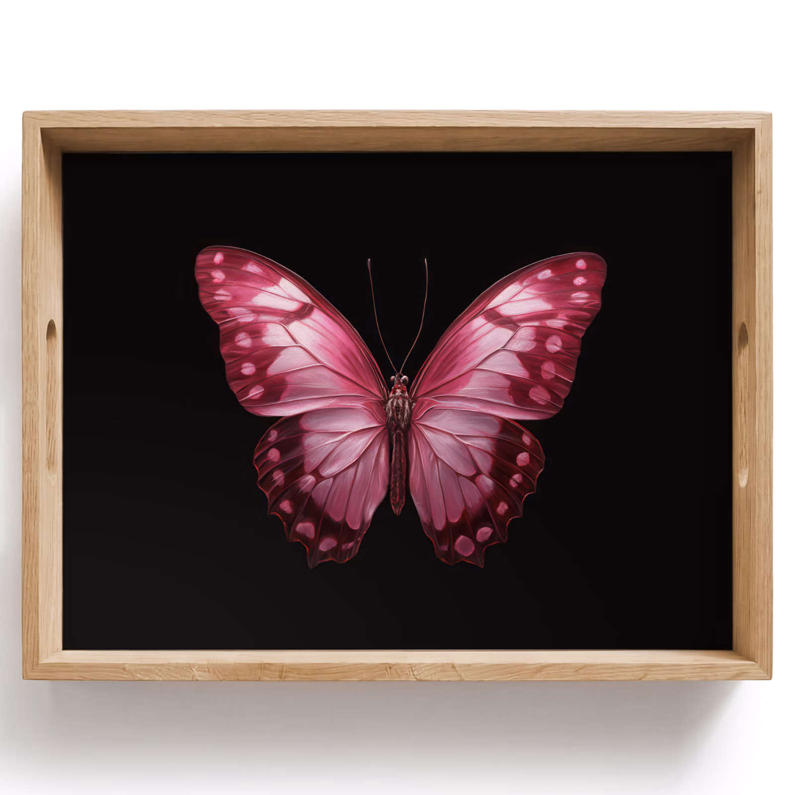 Tablett - Schmetterling - Fuchsia - Grafik — 1