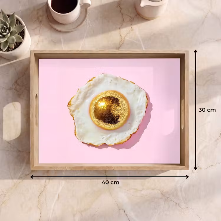 Tablett - Ei - Disco - Frühstück - Glitzer — 9