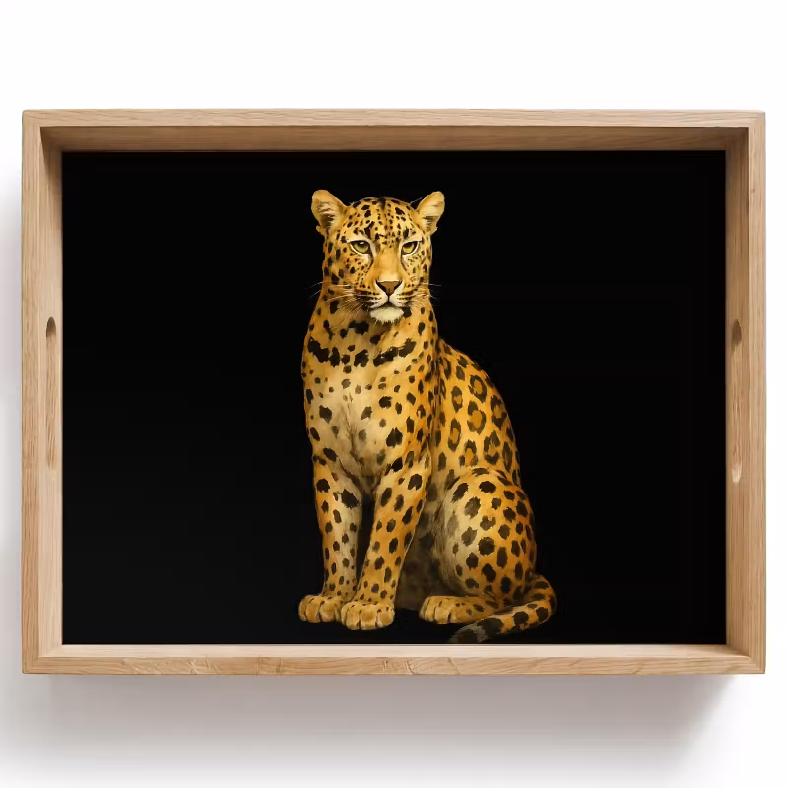 Tablett - Panther - Realistisch - Braun — 1