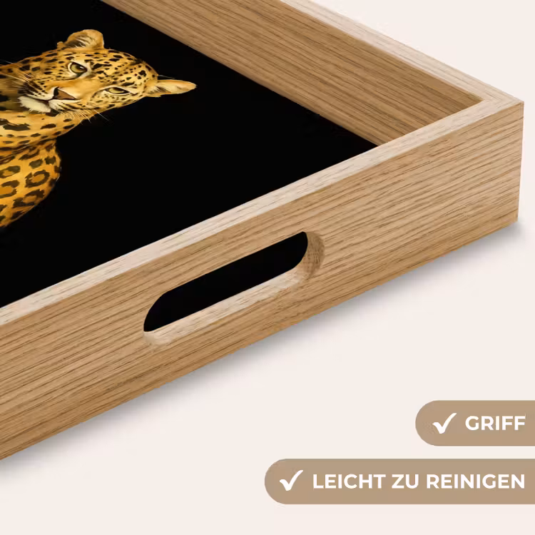 Tablett - Panther - Realistisch - Braun — 5