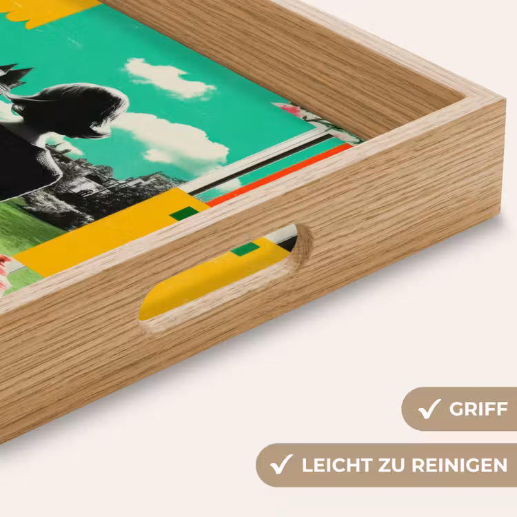Tablett - Frau - Küche - Katzen - Durchsichtig — 5