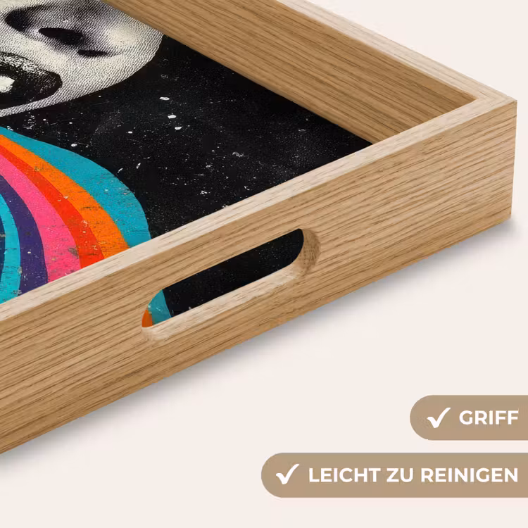 Tablett - Mund - Wellen - Regenbogen — 5