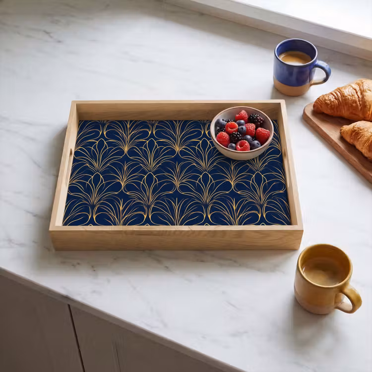 Tablett - Deco - Ventilator - Blau — 4