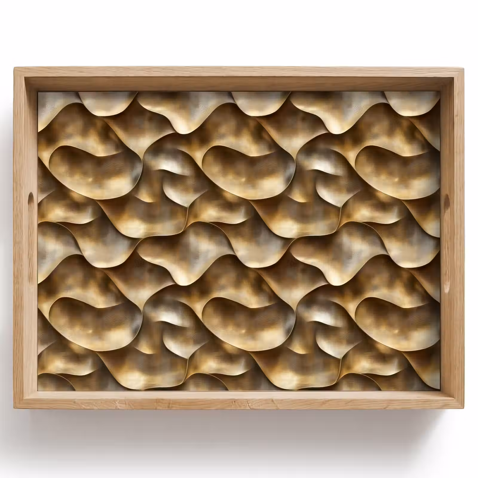 Tablett - Abstrakt - Antik - Gold — 1