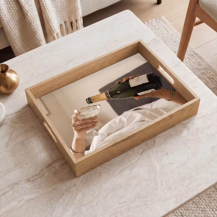 Tablett - Champagner - Bett - Seifenblasen — 2