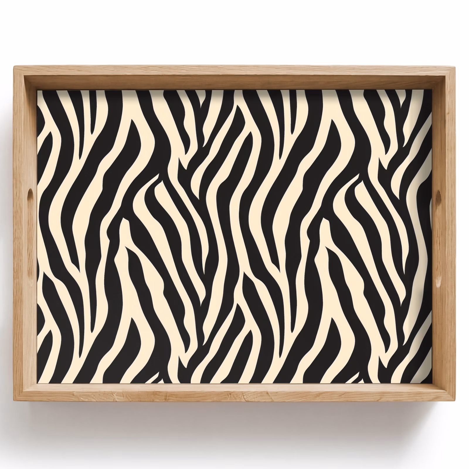 Tablett - Zebra - Druck - Klassisch - Schwarz — 1