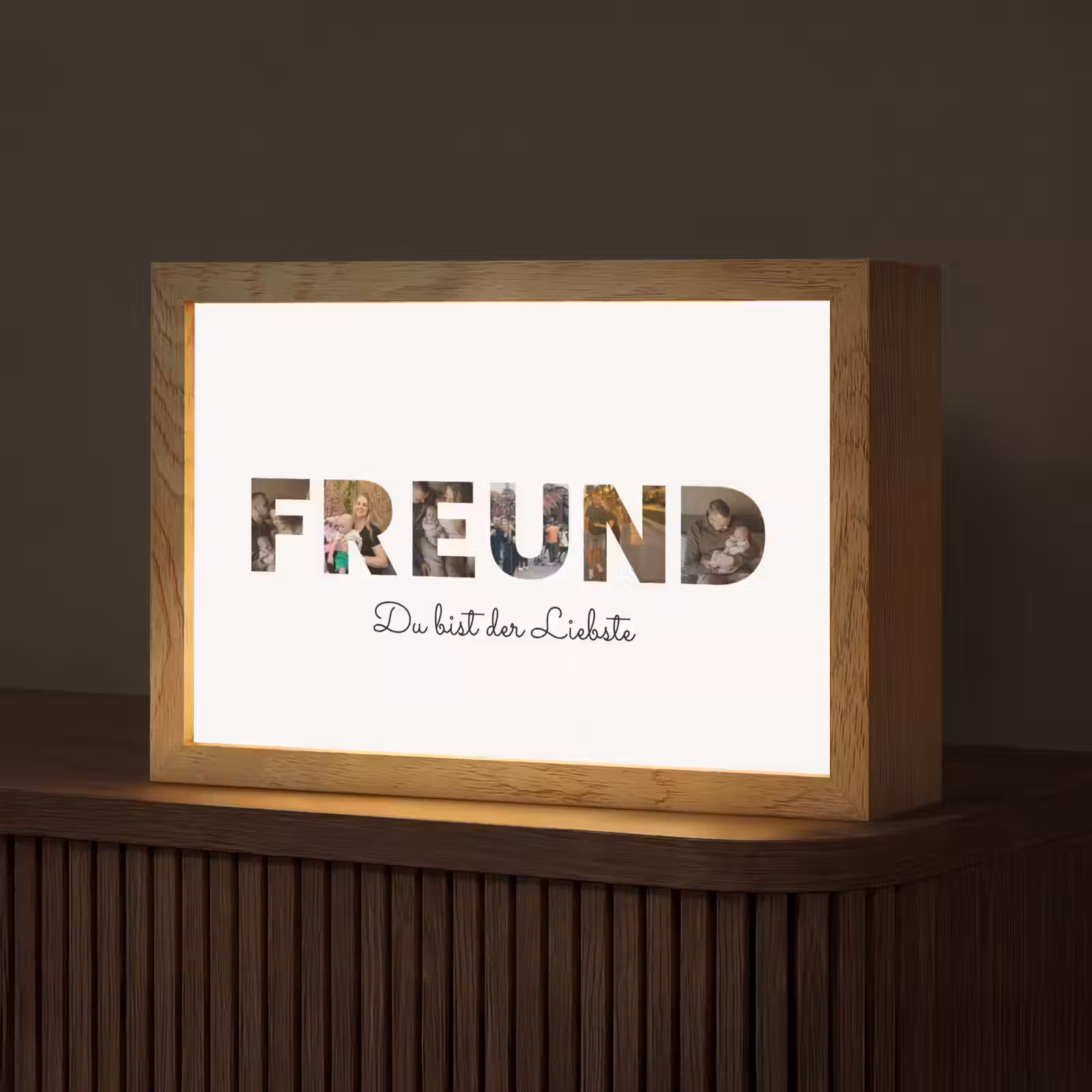 Personalisierte Lightbox - Freund - Buchstaben-Collage — 1