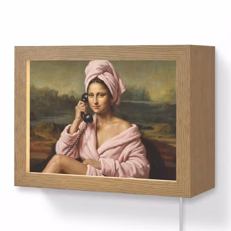 Lightbox - Wandleuchte - Mona - Klassisch - Rosa — 1