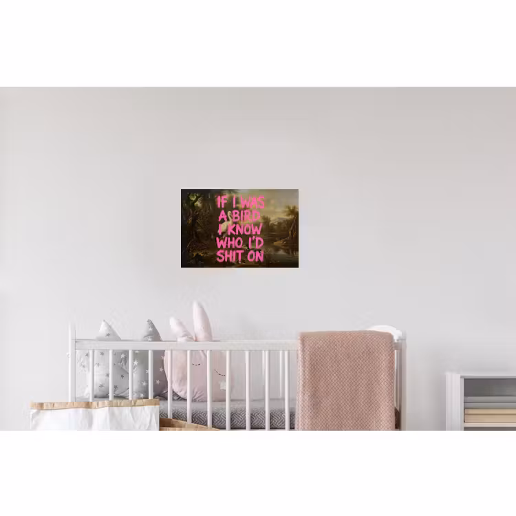 Wandtattoo – Klassiker - Humor - Rosa — 5