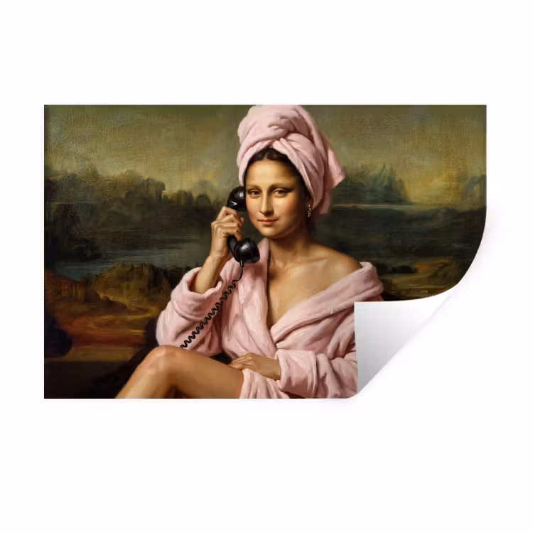Wandtattoo – Mona - Klassisch - Rosa — 1