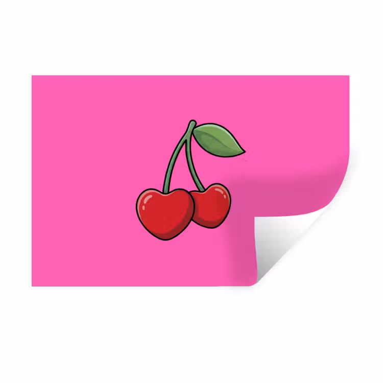 Wandtattoo – Kirsche - Rosa - Obst — 1