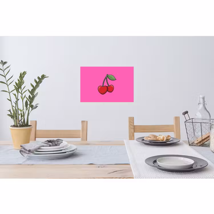 Wandtattoo – Kirsche - Rosa - Obst — 4