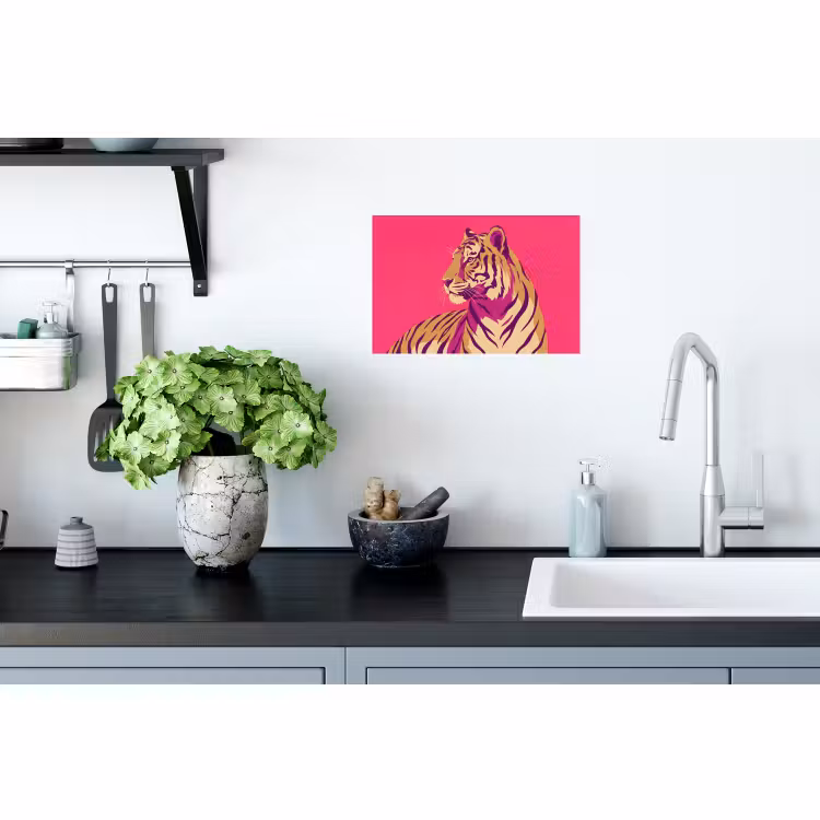 Wandtattoo – Tiger - Modern - Neon — 2
